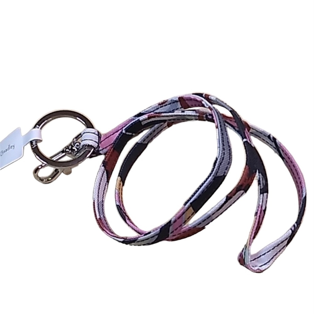 Vera Bradley NWT Mod Paisley Signature Ring & ID Clip Lanyard.